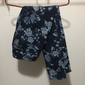 Floral AE jeggings